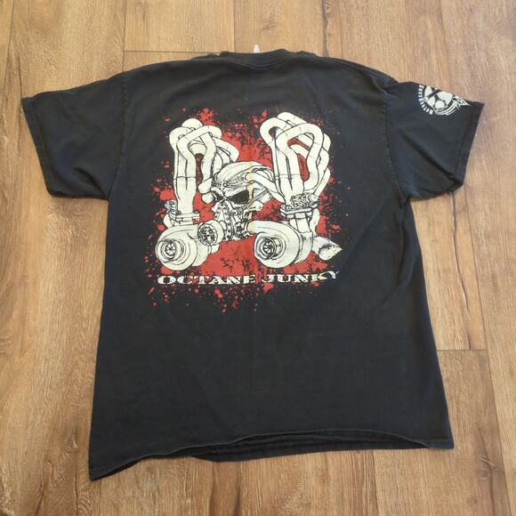 Motorhead Octane Junky Adult Large Shirt Metal Rock Band Tee Skull Punk Grunge - Picture 1 of 7
